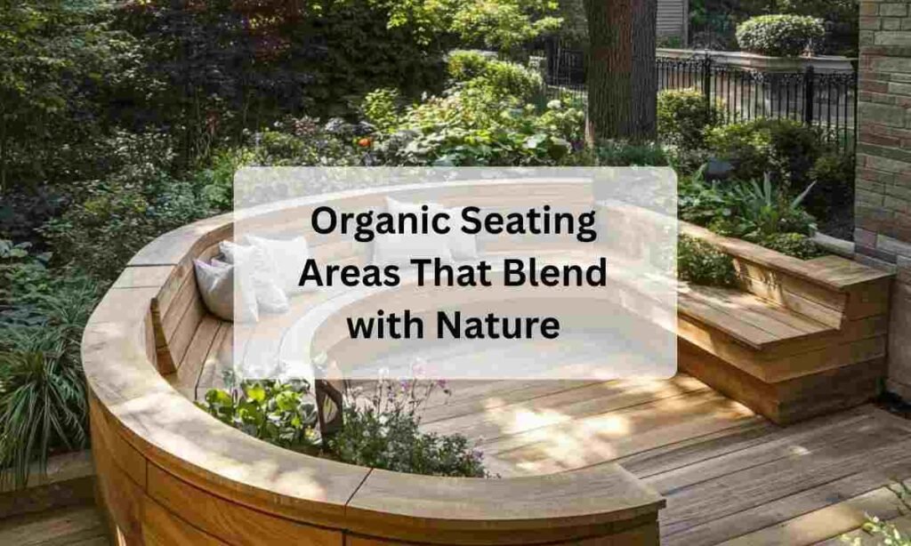 Organic Seating Areas That Blend with Nature