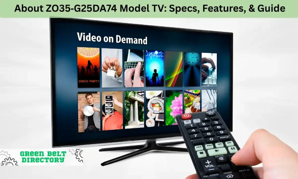 About ZO35-G25DA74 Model TV